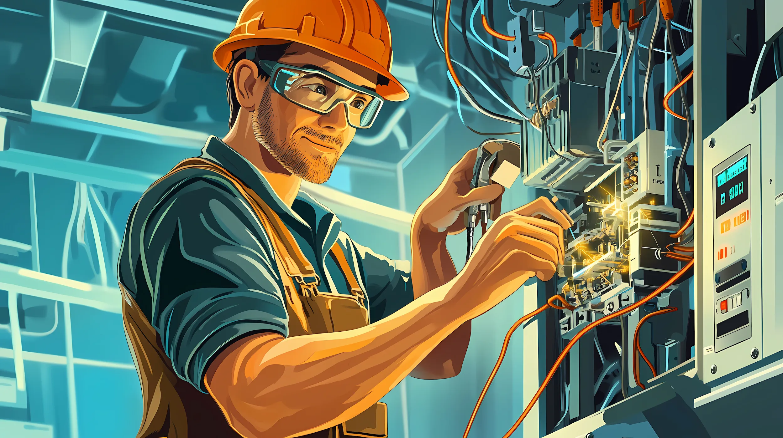 technician-working-electrical-equipment-focused-repairs-maintenance-tasks